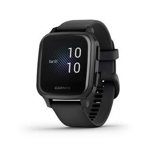 Garmin Venu Sq GPS Music Smartwatch and Fitness Tracker with Incident Detection Black 010-02426-00 (EA1)