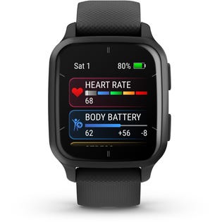 Garmin Venu Sq 2 Music Edition GPS Smartwatch and Fitness Tracker Black (EA1)