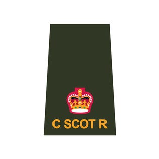 C SCOT R, Maj, fourreaux, Tenue de Service