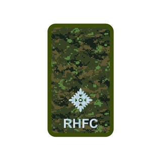  RHFC, slt, Insigne de grade, DCam