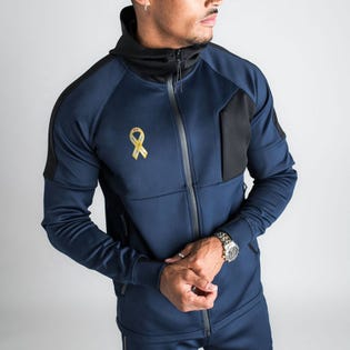 Support Our Troops Surge Full Zip - Blue