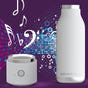 Asobu Wireless Beat Bottle Portable Speaker White (EA2)
