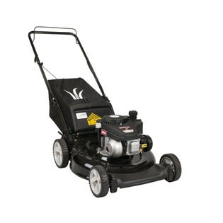 Yard Machines Black 140 cc 21-in Gas Push Lawn Mower PowerMore Engine with Blade Stop System