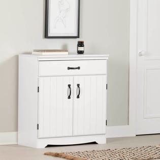 South Shore Farnel Cabinet Pure White (EA2)