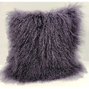 Lady Sandra Mongolian 16in Square Cushions Lavender (EA2)