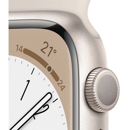 Apple Watch Series 8 GPS 41mm Starlight MNP63VC/A | Canex
