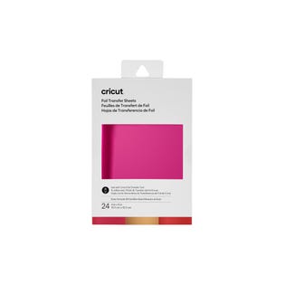 Feuille de transfert métallique Cricut, 4 po x 6 po, couleurs rubis assorties (EA1)