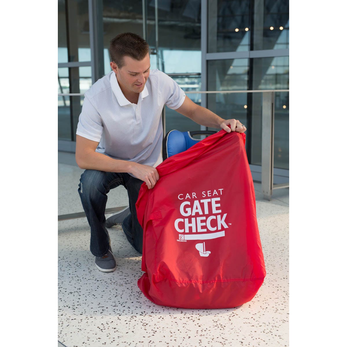 Gate checking car seat online