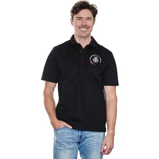 Polo Hommes Soldier On - Noir