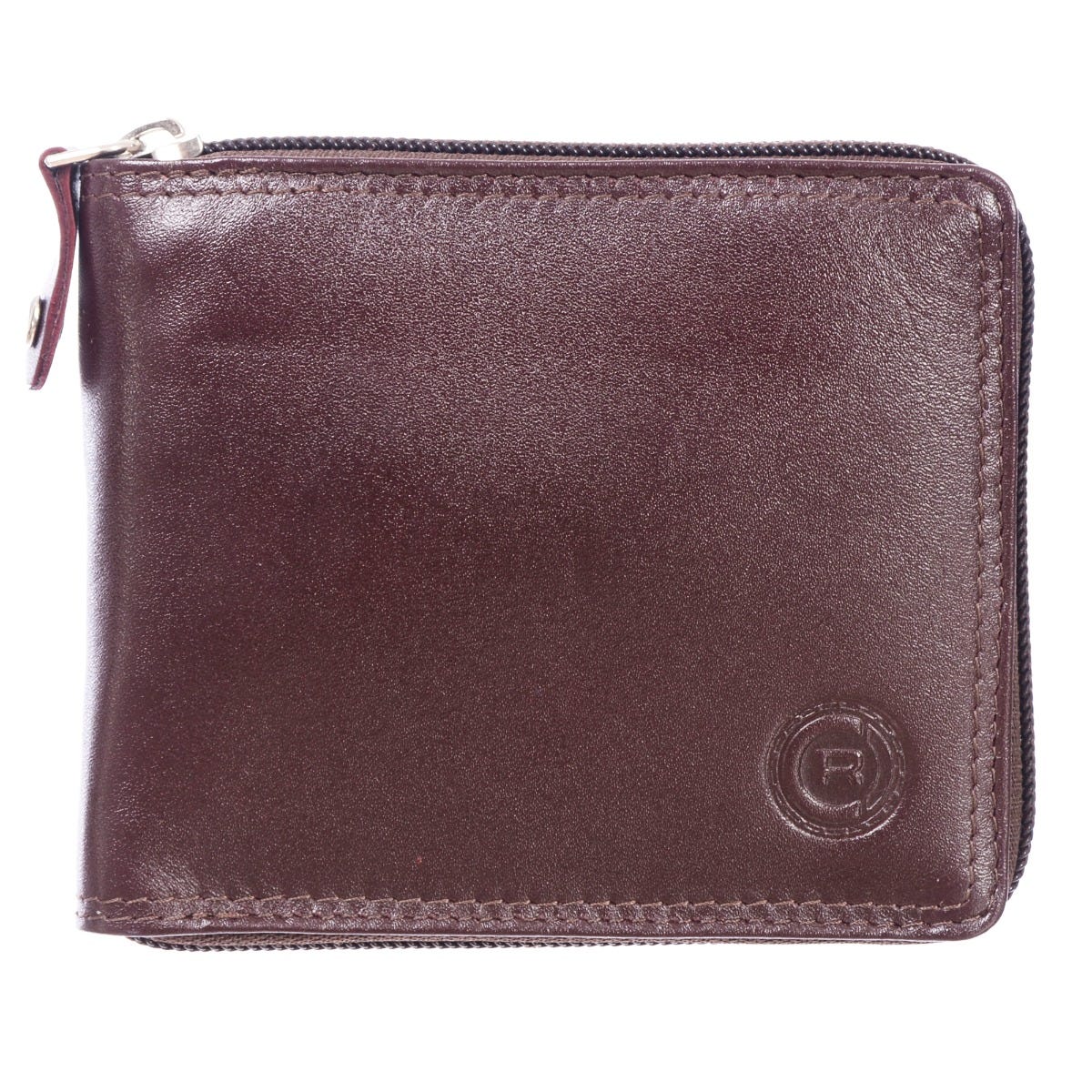 Men's single fold leather wallet hotsell