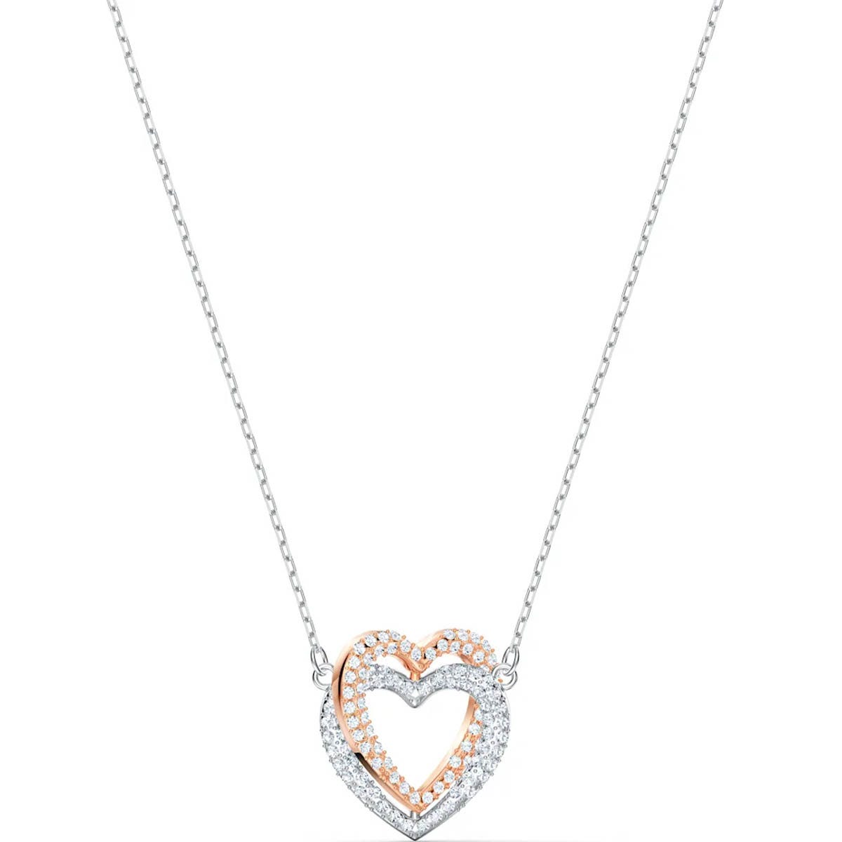 Swarovski beating heart deals necklace