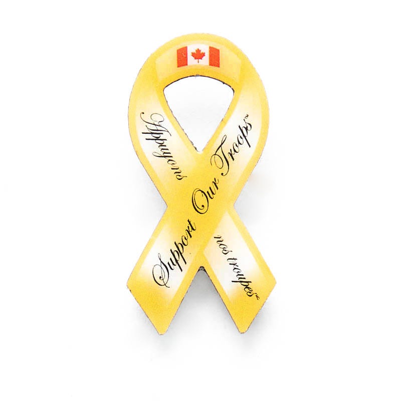 Support Our Troops Yellow Ribbon Pin | Canex