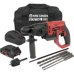 King Canada 20v Max Li-Ion Cordless Hammer Drill Kit (EA1)