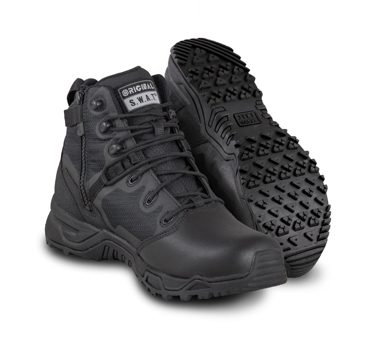 Black combat boots mens top