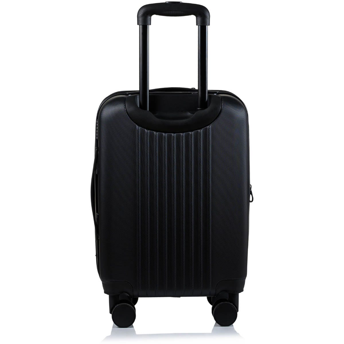 Champs Luggage Vintage Black Collection Hard Side Expandable Carry On Black EA1 Canex