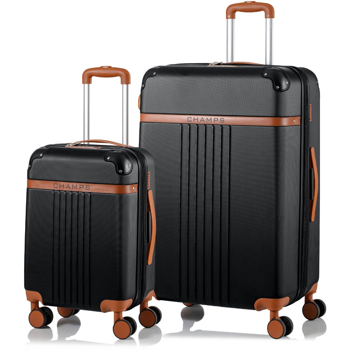 2 piece hard luggage set store