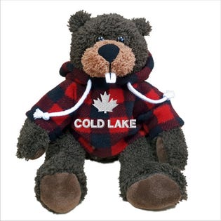 Cold Lake Beaver Plush 10"