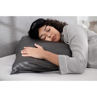 Hush Silk Pillowcase Charcoal (EA1)