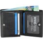 Club Rochelier Black Snap Cardholder And Billfold Wallet (EA1)