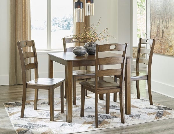 Ashley square cheap dining table