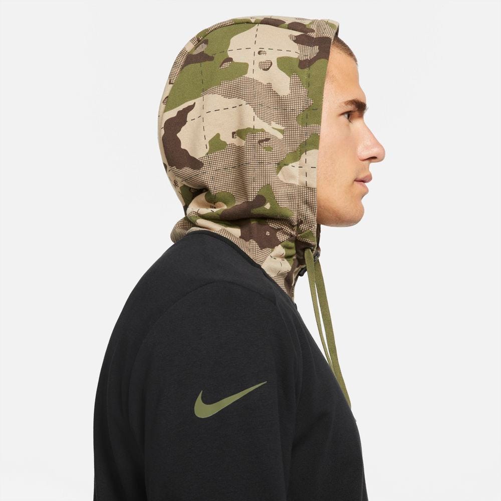 Nike dry men's best sale camo training hoodie