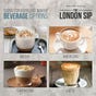 London Sip Stainless Steel 3 Cup Stovetop Espresso Coffee Maker Black (EA1)