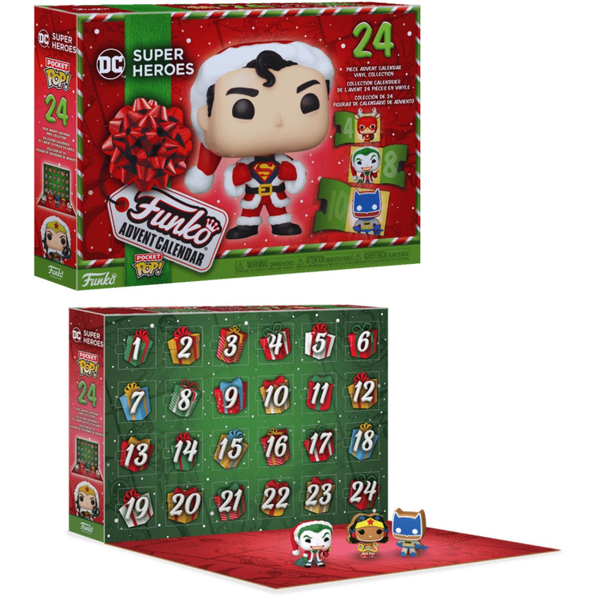 Funko Pocket POP! DC Comics 24Day Holiday Advent Calendar (EA1) Canex