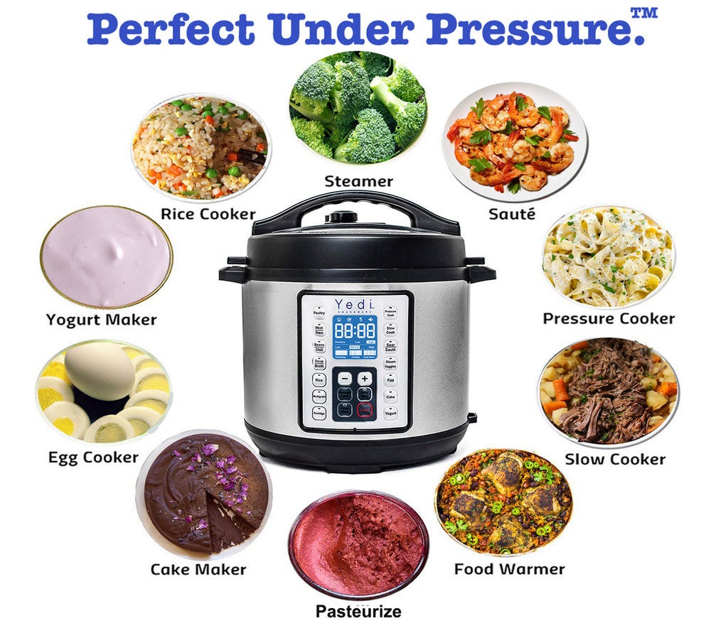 Yedi pressure store cooker user manual