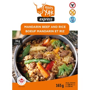 Happy Yak Mandarin Beef and Rice (EA3)