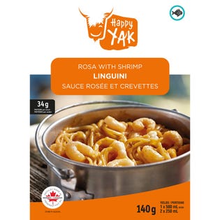 Linguini, sauce rosée et crevettes Happy Yak (EA3)