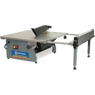 King Canada 7 inch Portable Tile Saw with Extension Table (EA1)