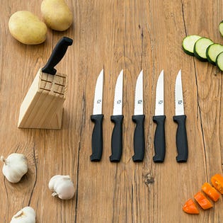 Ensemble de 6 couteaux à steak Home Basics (EA2)