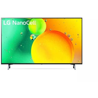 LG 43" Class NANO75 UQA series 4K UHD HDR LED webOS Smart TV 43NANO75UQA (EA1)