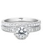NORTHERN LOVE White Gold Diamond Engagement Ring Total Carat Weight 0.90ct (EA3)