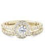 NORTHERN LOVE Yellow Gold Diamond Engagement Ring Total Carat Weight 0.64ct (EA3)