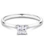 NORTHERN LOVE White Gold Princess Cut Diamond Engagement Ring Total Carat Weight 0.25ct (EA3)