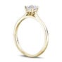 Northern Love Yellow Gold Princess Cut Diamond Engagement Ring Total Carat Weight 0.25ct (EA3)