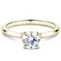 Northern Love Yellow Gold Solitaire Diamond Engagement Ring Total Carat Weight 0.75ct (EA3)