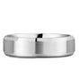 NORTHERN LOVE White Gold 6 mm Men's Wedding Ring (EA3)
