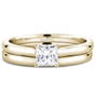 Northern Love Yellow Gold Solitaire Diamond Engagement Ring Total Carat Weight 0.50ct (EA3)