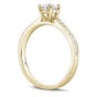 Northern Love Yellow Gold Diamond Engagement Ring Total Carat Weight 0.65ct (EA3)