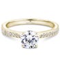 Northern Love Yellow Gold Diamond Engagement Ring Total Carat Weight 0.90ct (EA3)