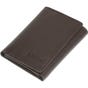 Roots Chocolate Black Trifold Wallet (EA1)
