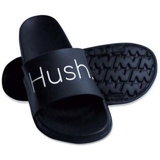 Hush Large Slippers/Slides - Black (EA1)