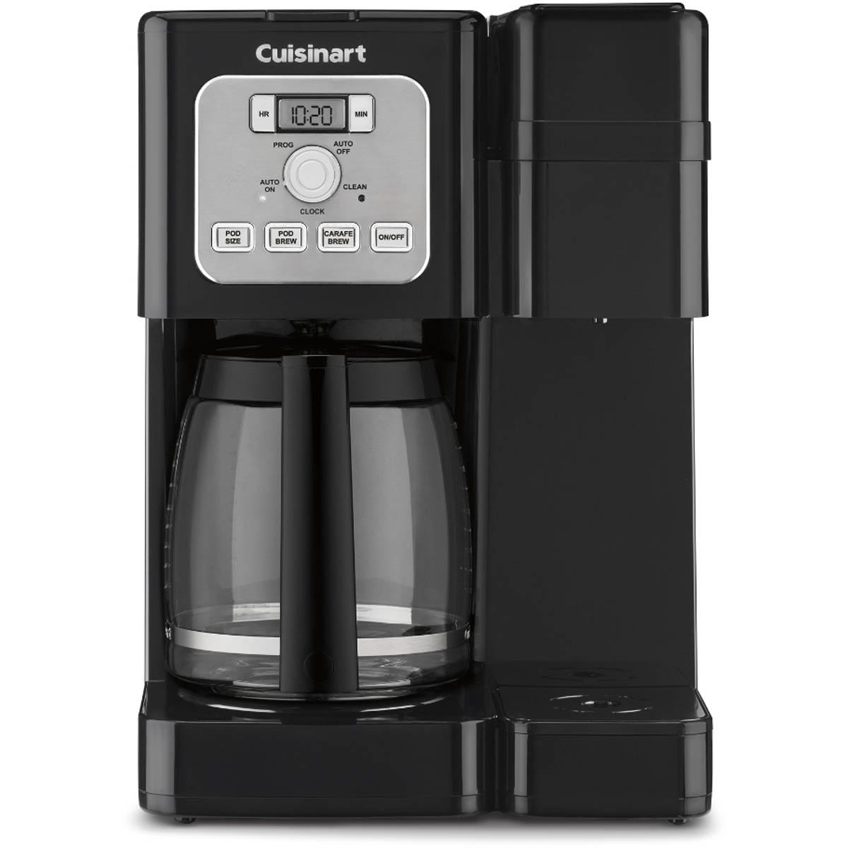Cuisinart coffee maker 12 cup and single serve cheap