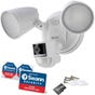 Swann 4K Wi-Fi Floodlight Security Camera with Audio and Amazon Alexa/Google Assistant Compatibility - White
