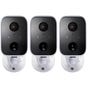 Swann CoreCam 1080p Wire-Free Wireless Security Camera 3-pack White (EA1)