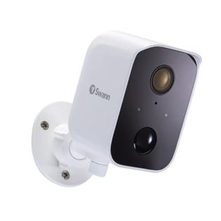 Swann CoreCam Caméra de sécurité sans fil 1080p avec panneaux solaires, Paquet de 4, Blanc SESWIFICORESOLP4 (EA1)