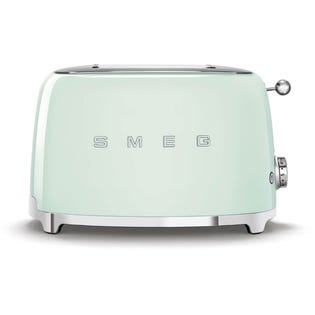 Smeg 50's Retro Style Aesthetic 2 Slice Toaster Pastel Green (EA1)