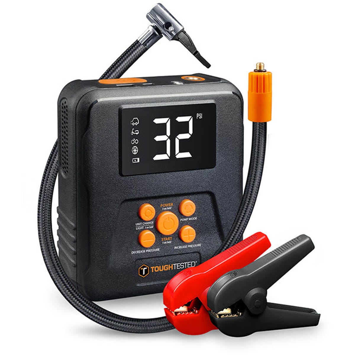 Air pump 2025 with jumper cables